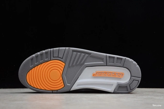 Rep TBK LASER ORANGE (W) JORDAN AIR 3 RETRO CK9246-108 0802